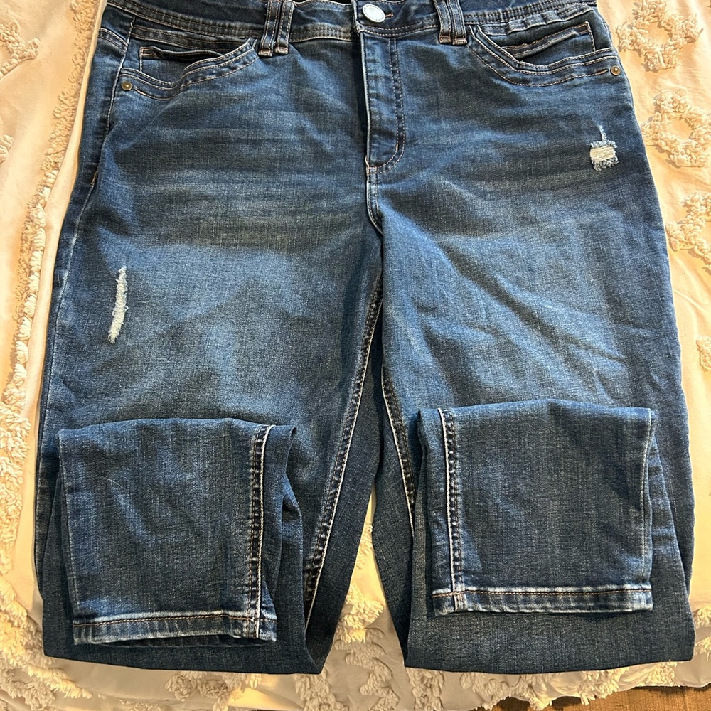 Democracy Light Blue Denim with Black Waistband
